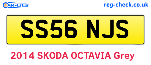 SS56NJS are the vehicle registration plates.