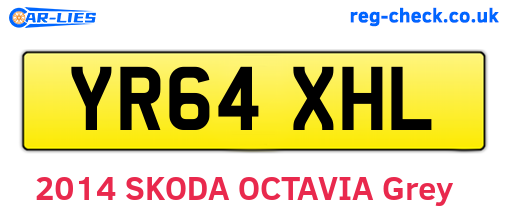 YR64XHL are the vehicle registration plates.