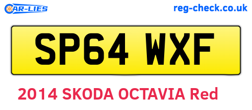 SP64WXF are the vehicle registration plates.