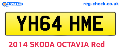 YH64HME are the vehicle registration plates.