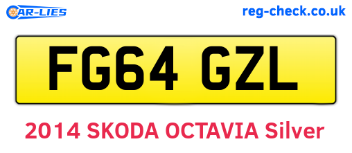 FG64GZL are the vehicle registration plates.
