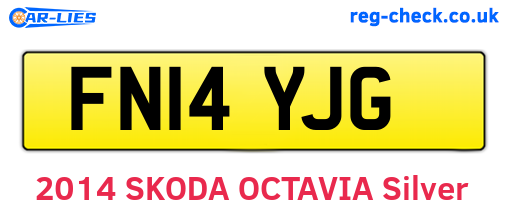 FN14YJG are the vehicle registration plates.