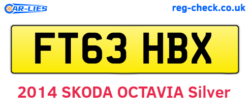 FT63HBX are the vehicle registration plates.
