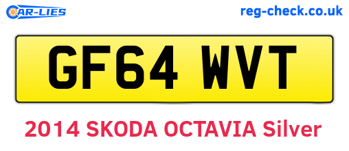 GF64WVT are the vehicle registration plates.