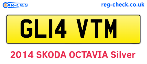 GL14VTM are the vehicle registration plates.