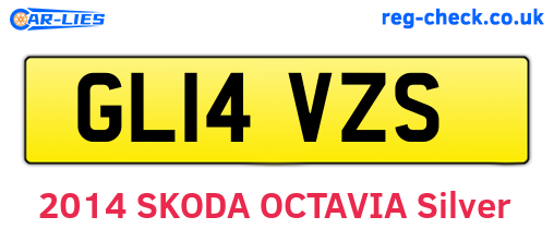 GL14VZS are the vehicle registration plates.