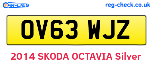 OV63WJZ are the vehicle registration plates.