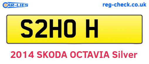 S2HOH are the vehicle registration plates.
