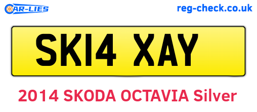 SK14XAY are the vehicle registration plates.