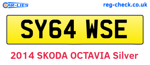SY64WSE are the vehicle registration plates.