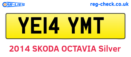 YE14YMT are the vehicle registration plates.