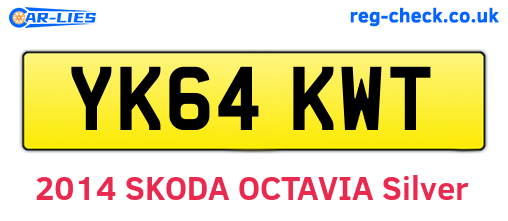 YK64KWT are the vehicle registration plates.