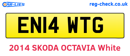 EN14WTG are the vehicle registration plates.