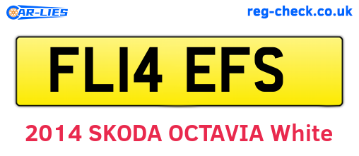 FL14EFS are the vehicle registration plates.