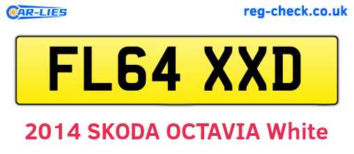 FL64XXD are the vehicle registration plates.