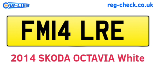 FM14LRE are the vehicle registration plates.