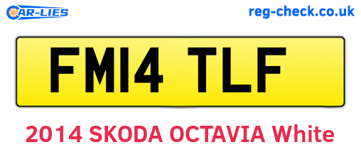 FM14TLF are the vehicle registration plates.