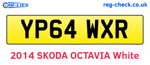 YP64WXR are the vehicle registration plates.