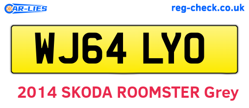 WJ64LYO are the vehicle registration plates.