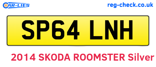 SP64LNH are the vehicle registration plates.
