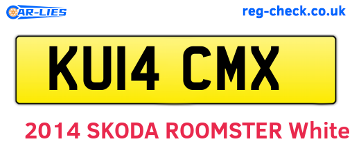 KU14CMX are the vehicle registration plates.