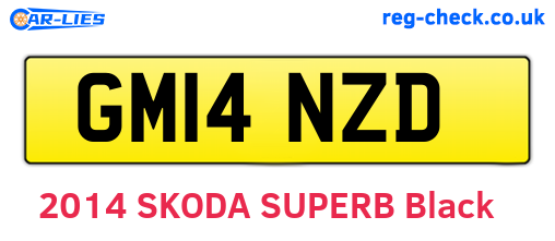 GM14NZD are the vehicle registration plates.