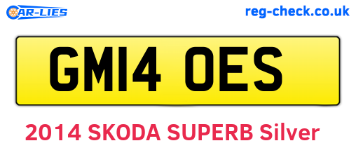 GM14OES are the vehicle registration plates.