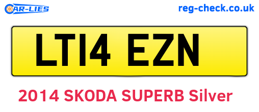 LT14EZN are the vehicle registration plates.