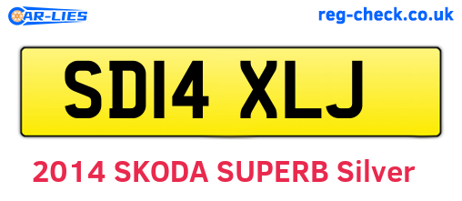 SD14XLJ are the vehicle registration plates.
