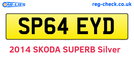 SP64EYD are the vehicle registration plates.
