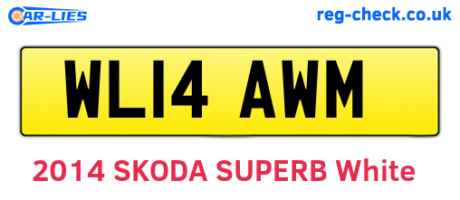 WL14AWM are the vehicle registration plates.