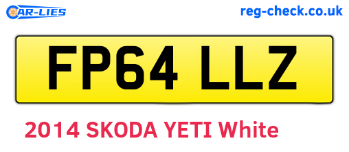 FP64LLZ are the vehicle registration plates.