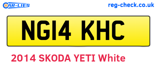 NG14KHC are the vehicle registration plates.