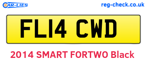 FL14CWD are the vehicle registration plates.