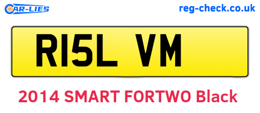 R15LVM are the vehicle registration plates.