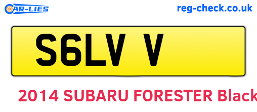 S6LVV are the vehicle registration plates.