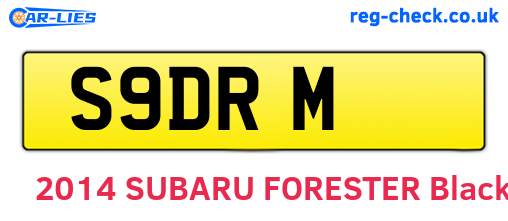 S9DRM are the vehicle registration plates.