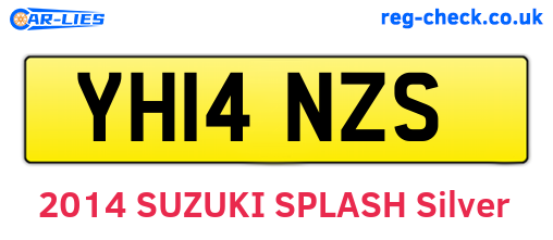 YH14NZS are the vehicle registration plates.