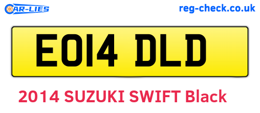 EO14DLD are the vehicle registration plates.