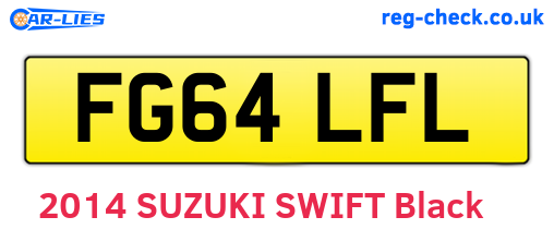 FG64LFL are the vehicle registration plates.