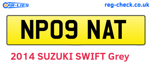 NP09NAT are the vehicle registration plates.