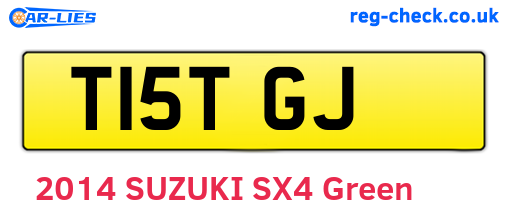 T15TGJ are the vehicle registration plates.