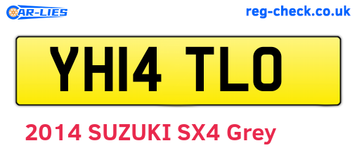 YH14TLO are the vehicle registration plates.