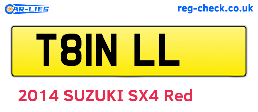 T81NLL are the vehicle registration plates.