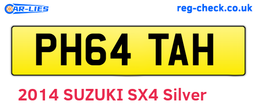 PH64TAH are the vehicle registration plates.