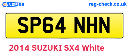 SP64NHN are the vehicle registration plates.