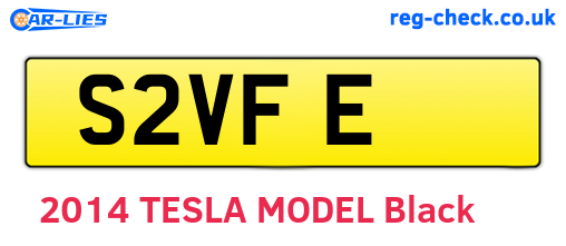 S2VFE are the vehicle registration plates.