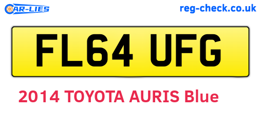 FL64UFG are the vehicle registration plates.