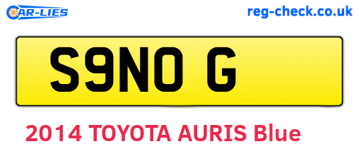 S9NOG are the vehicle registration plates.