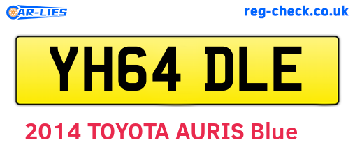 YH64DLE are the vehicle registration plates.